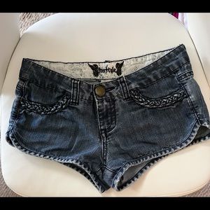 Freestyle Revolution Denim Lowrise short shorts
